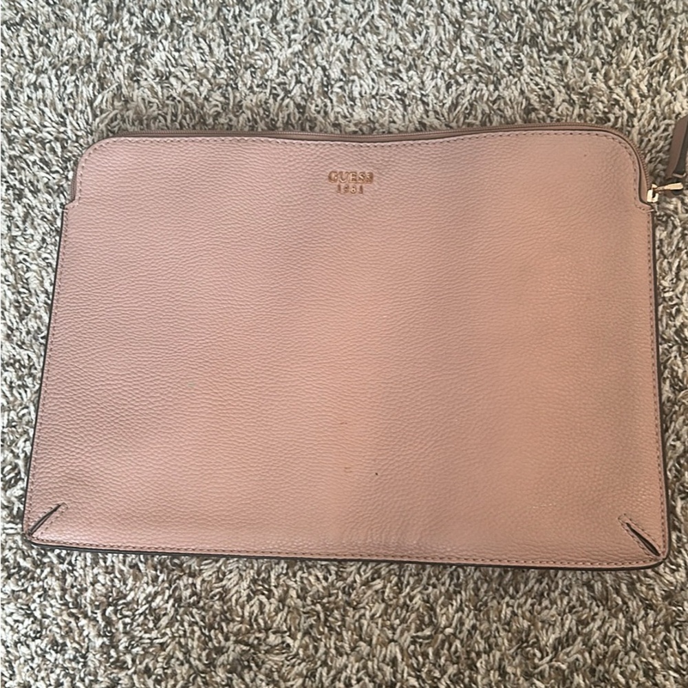 Guess Pink Leather laptop case